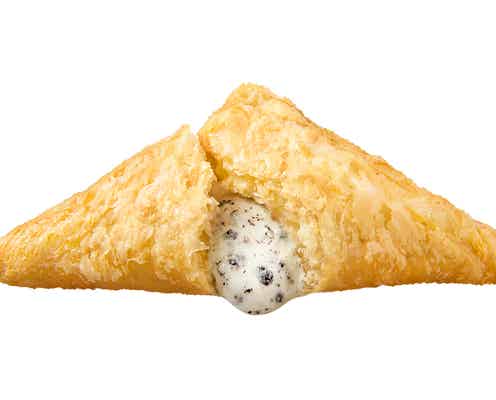 マクドナルド「三角チョコパイ クッキー&クリーム」“クッキー30%増量”でザクザク食感UP
