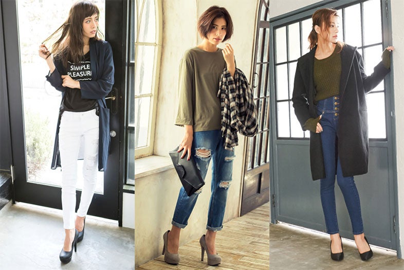 「デニムパンツ」で作る秋冬のこなれコーディネート術