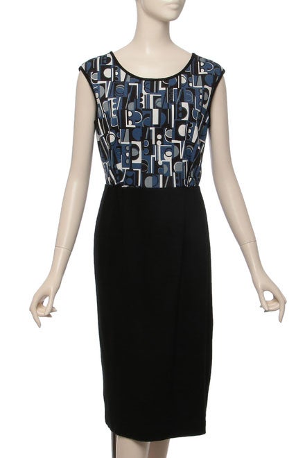 ポンチ切替モダンサークルプリントワンピース「TALBOTS」10,584円（税込）