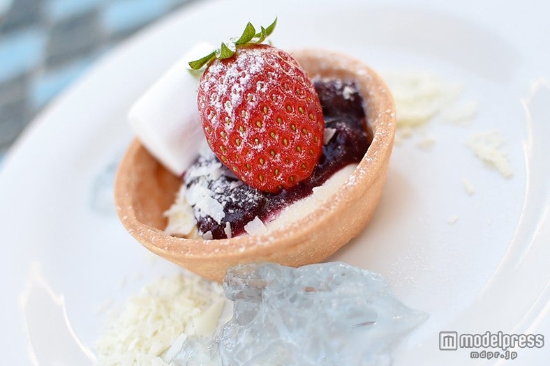 ミックスベリーとサワークリームのタルト／「プラザパビリオン・レストラン」スペシャルセット