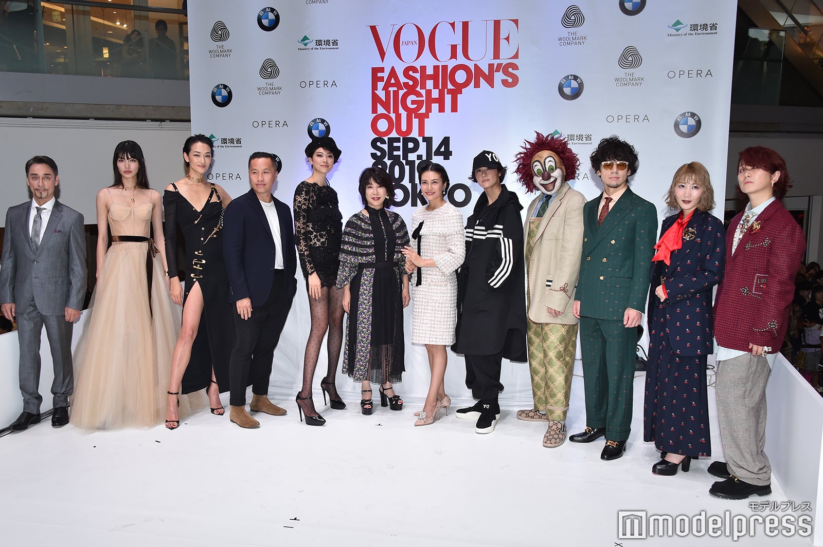 クリス・ペプラー、福士リナ、冨永愛、フィリップ・リム、森星、渡辺編集長、柴咲コウ、シシド・カフカ、SEKAI NO OEARI （C）モデルプレス