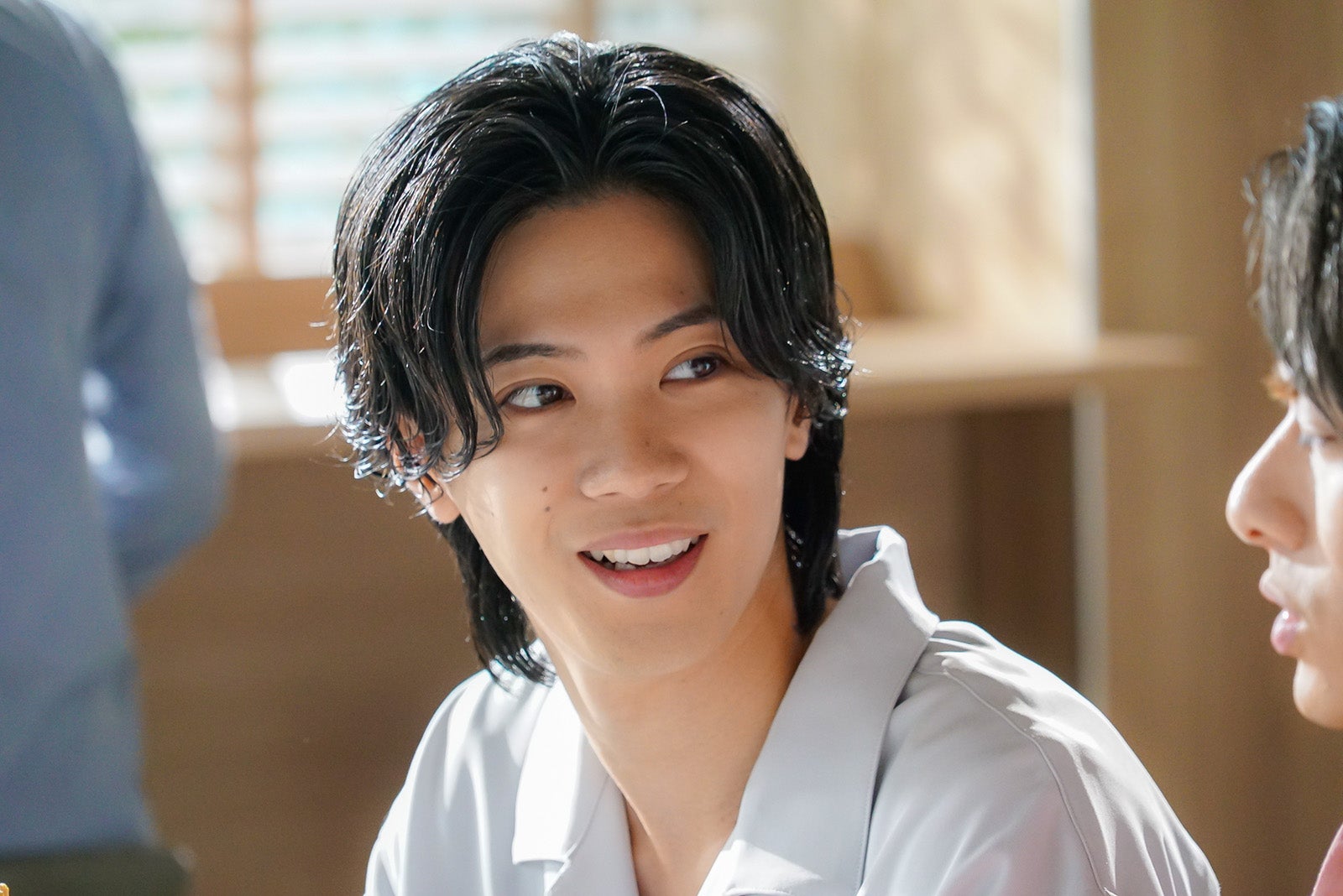 神宮寺勇太／新TVCM「たっぷりいこうぜ！登場」篇メイキングより（提供写真）