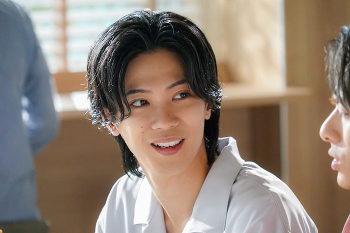 神宮寺勇太/新TVCM「たっぷりいこうぜ!登場」篇メイキングより(提供写真)