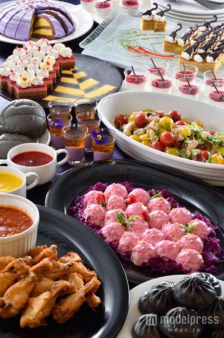 ヴィランズをイメージしたスペシャルブッフェ¥3090円(セイリングデイ・ブッフェ)(C)Disney※写真はイメージ