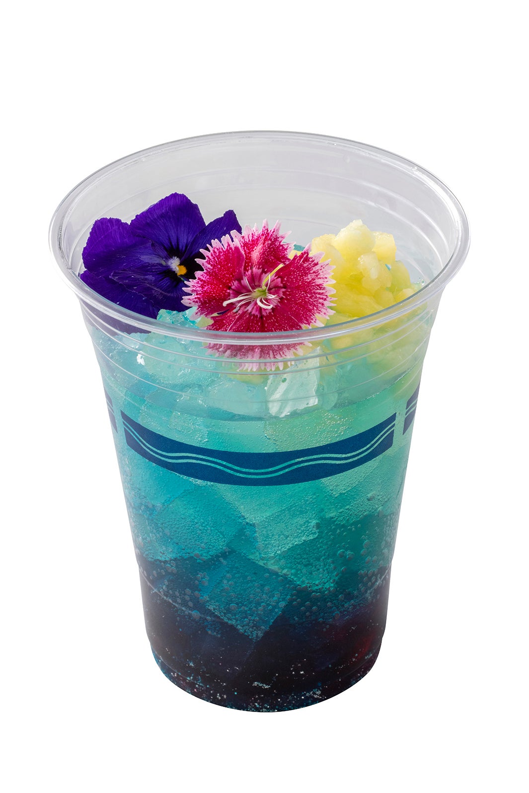 アルコールドリンク、スパークリングカクテル（ワイン＆ブルーベリーゼリー）780円（C）Disney