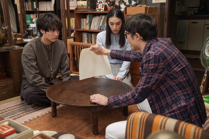 赤楚衛二、八木莉可子、川島潤哉/「舞いあがれ!」第93話(C)NHK