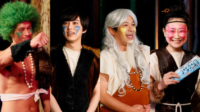 (左から)佐伯大地、尾崎匠海、ちゅうえい、横内亜弓(C)カンテレ