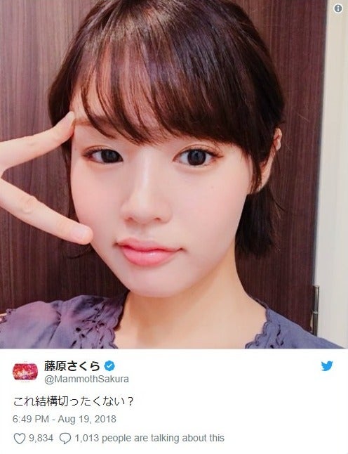 藤原さくら ヘアばっさり 大胆イメチェン 可愛い 似合う 絶賛の声 モデルプレス