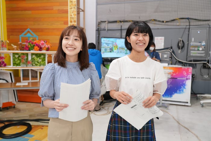 南後杏子アナウンサー、御手洗菜々アナウンサー(C)TBS