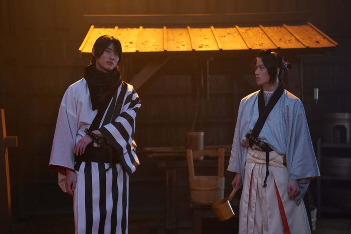 前田拳太郎、奥智哉「君とゆきて咲く~新選組青春録~」第3話より(C)テレビ朝日