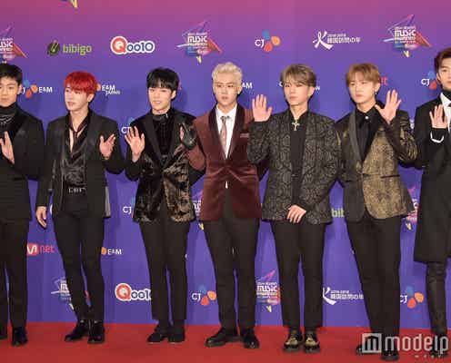 MONSTA X「2017 MAMA in Japan」レッドカーペットに登場