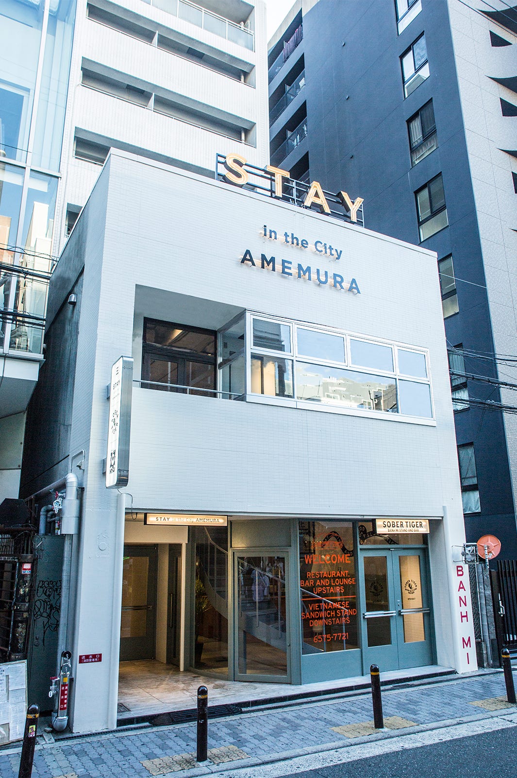 大阪アメ村にサンドイッチ屋&スナック併設の新ホテル「STAY in the City AMEMURA」開業