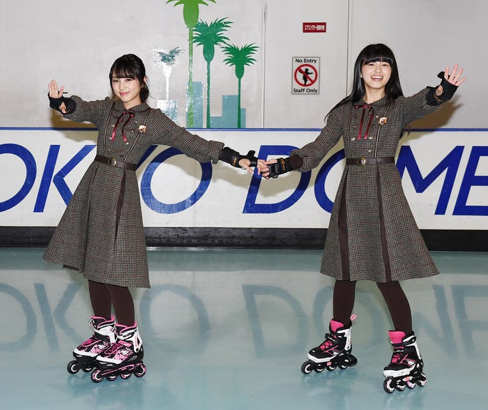 「東京ドームシティ施設体験」与田祐希、大園桃子(C)日刊スポーツ新聞社