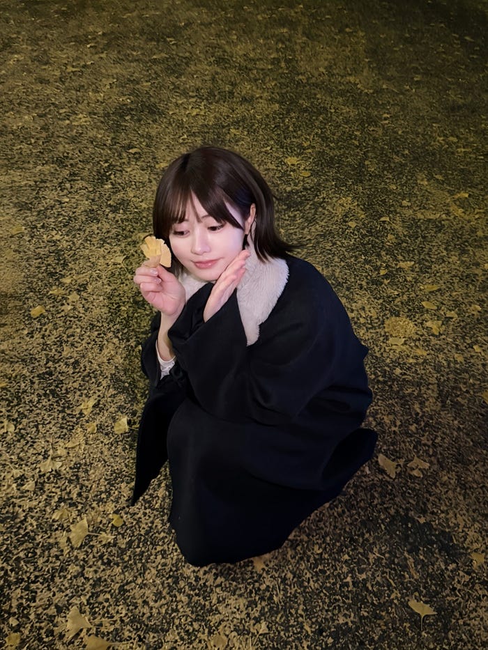 竹田えみり「食欲、芸術、読書の秋。」(提供写真)