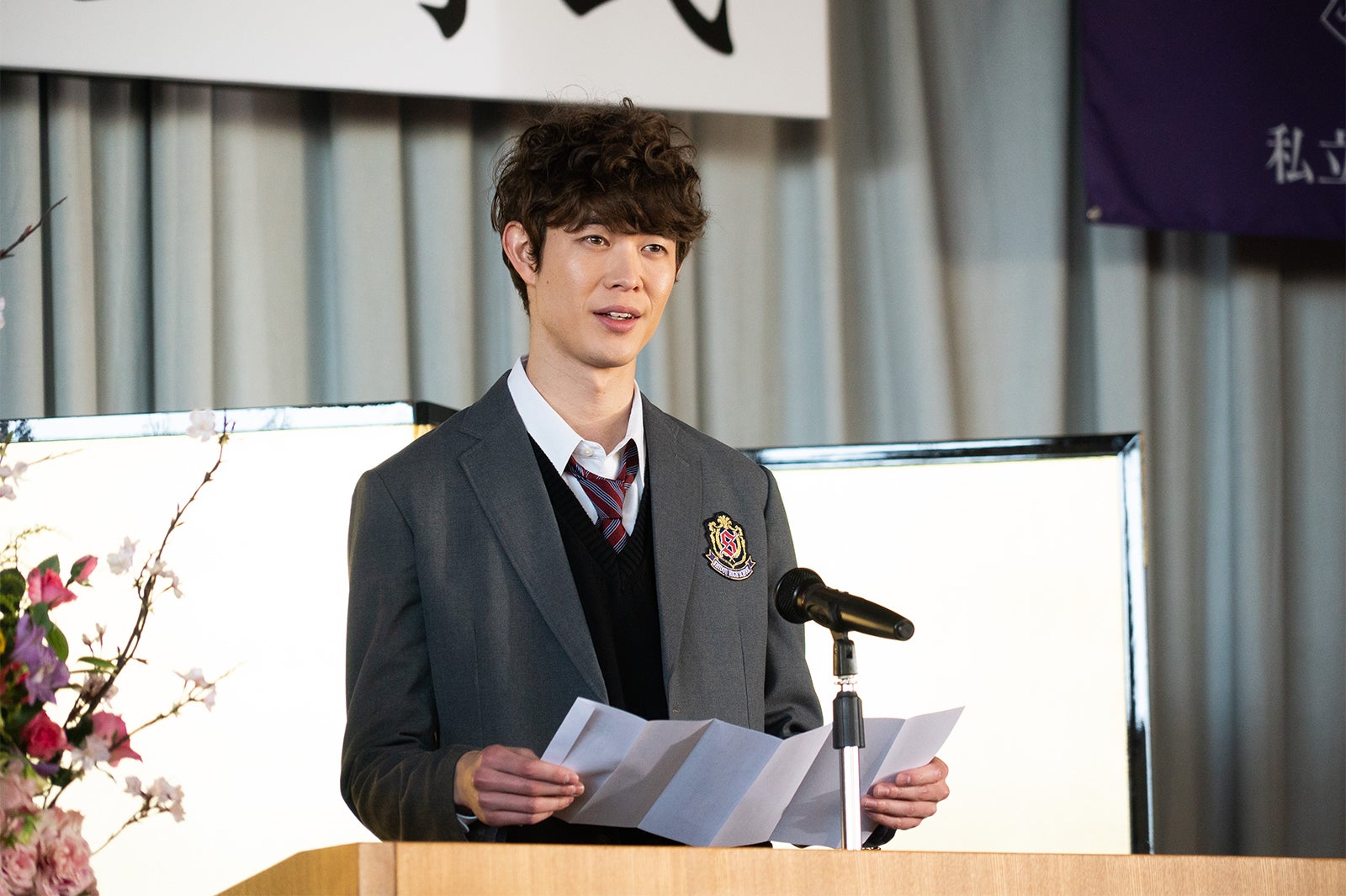 宮沢氷魚／「僕の初恋をキミに捧ぐ」第1話より（C）テレビ朝日