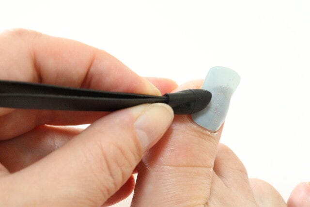 セリア ネイルアート用ピンセット 使用例 セリアのネイルアート用ピンセットの使用例1