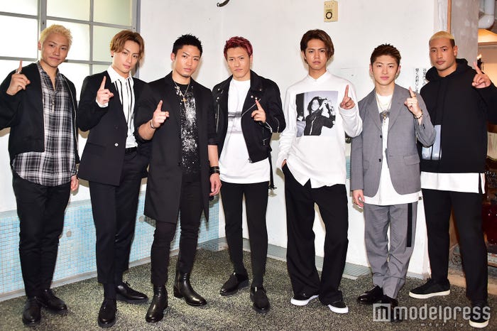 GENERATIONS(左から:小森隼、白濱亜嵐、数原龍友、中務裕太、片寄涼太、佐野玲於、関口メンディー) (C)モデルプレス