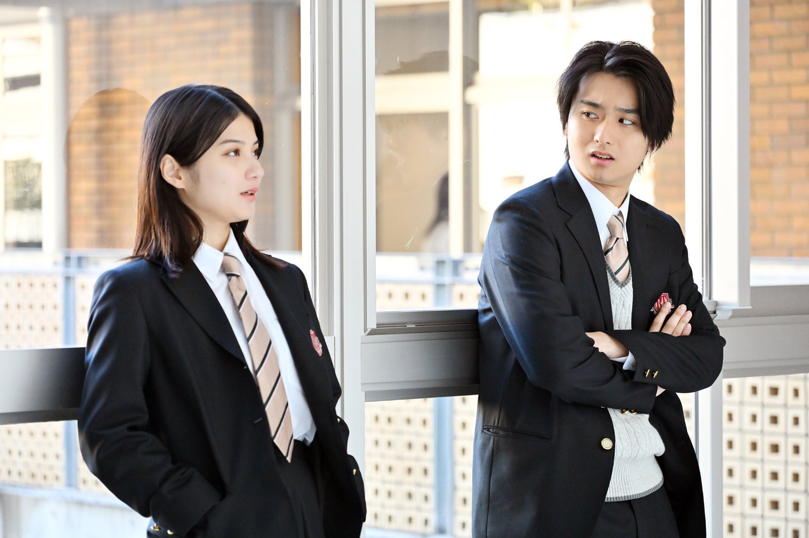 蒔田彩珠、奥平大兼「御上先生」第1話（C）TBS