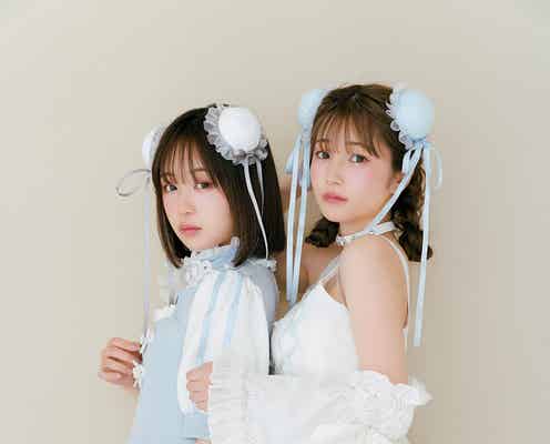 なえなの&かす、ミニ丈ワンピで美脚披露 可憐な表情に釘付け