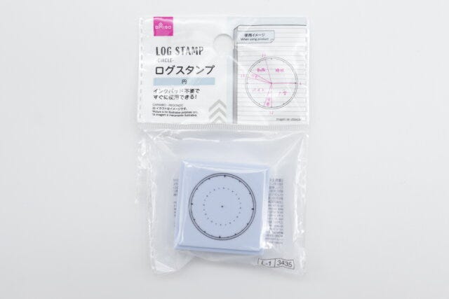 ダイソー　ログスタンプ（円）　パッケージ