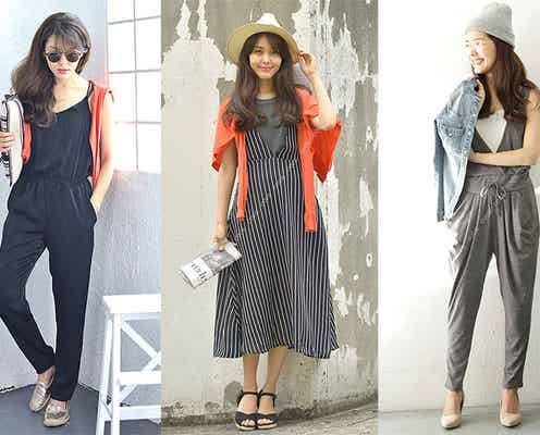 ゆったりシルエットが可愛い!「サロペット」は楽ちんが合言葉