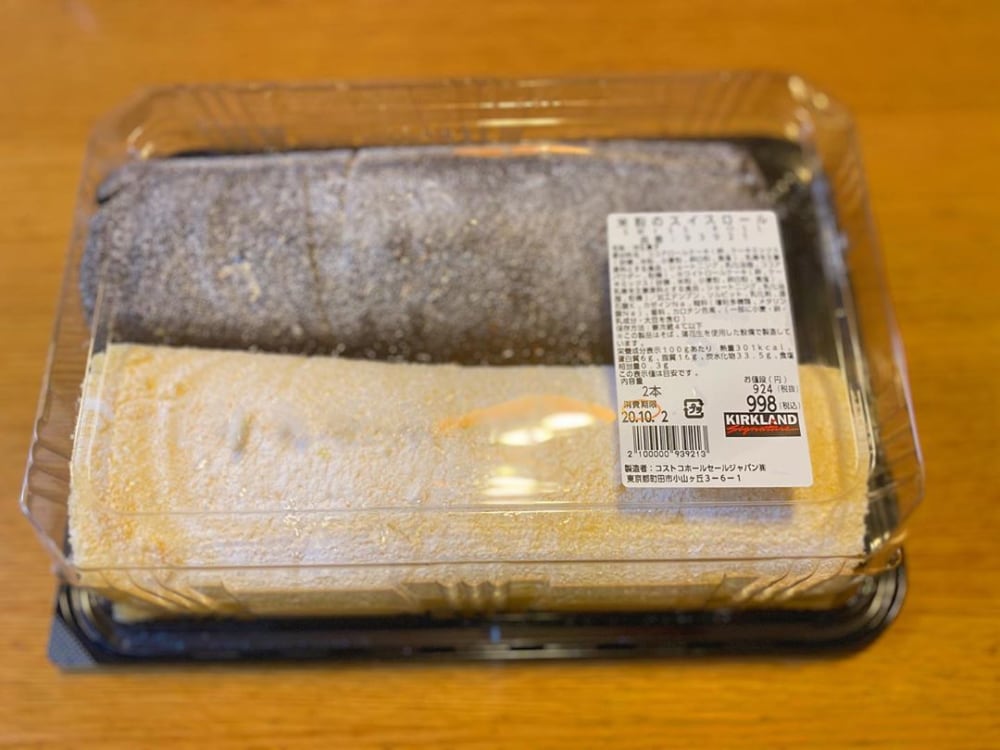 コストコ「米粉のスイスロール」
