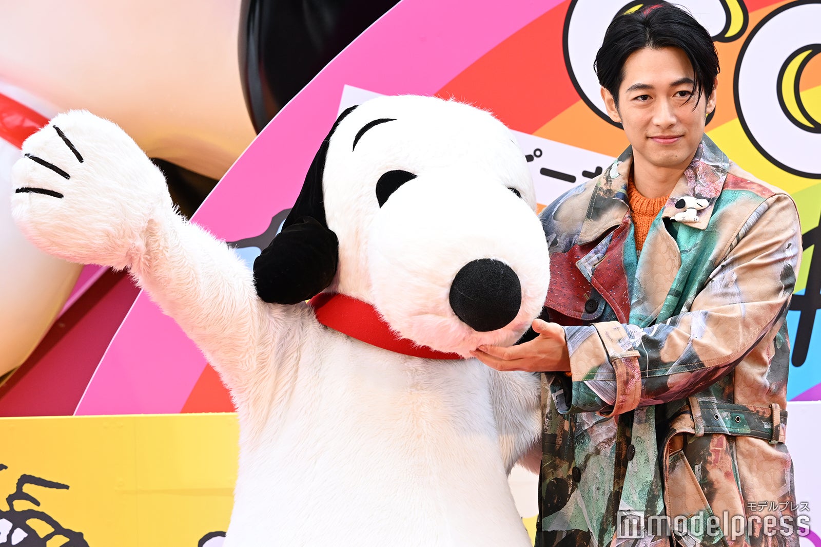 スヌーピー、ディーン・フジオカ （C）モデルプレス