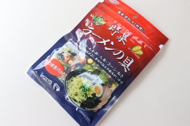 ダイソーの野菜ラーメンの具2