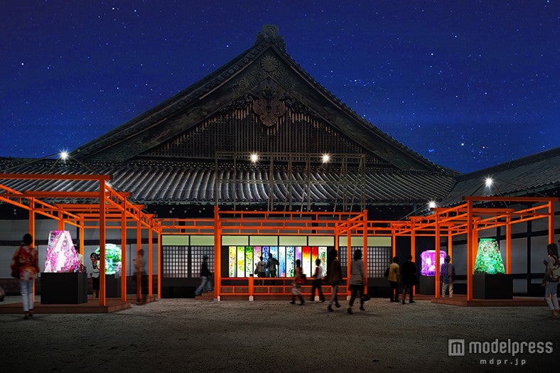 ビョウブリウムII展示イメージ／画像提供：アートアクアリウム城実行委員会