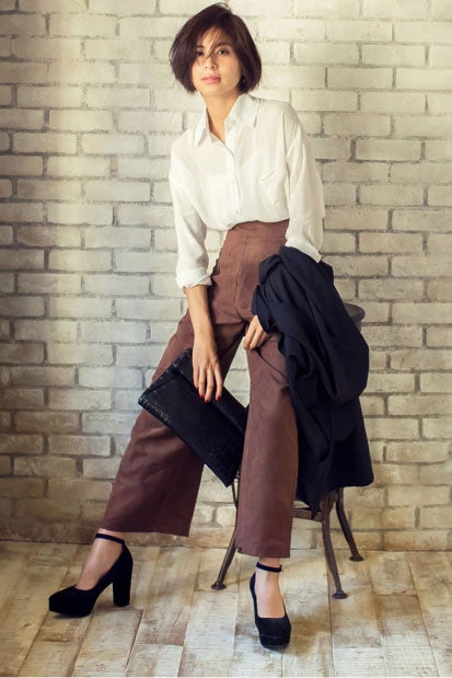 アンクルストラップポインテッドトゥパンプス「Re:EDIT by GALSTAR」2,998円（税込）／画像提供：Re:EDIT by GALSTAR