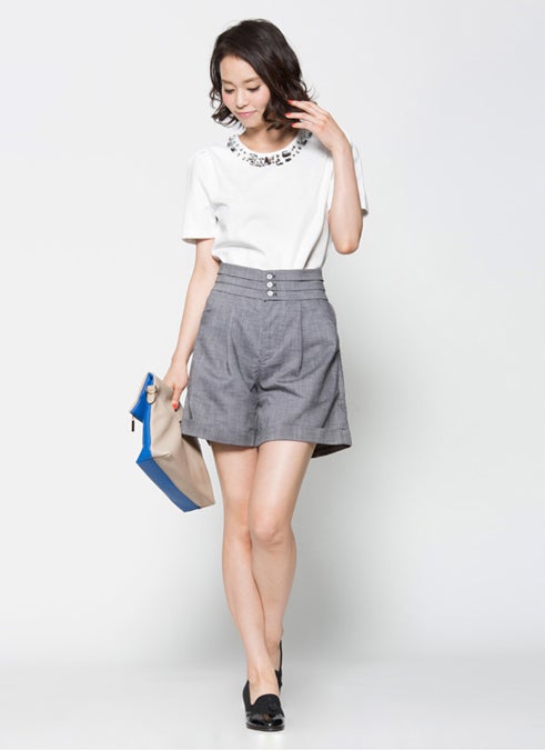 ビジュー付きスウェットプルオーバー「DEPARTMENT」￥2,980(税込)