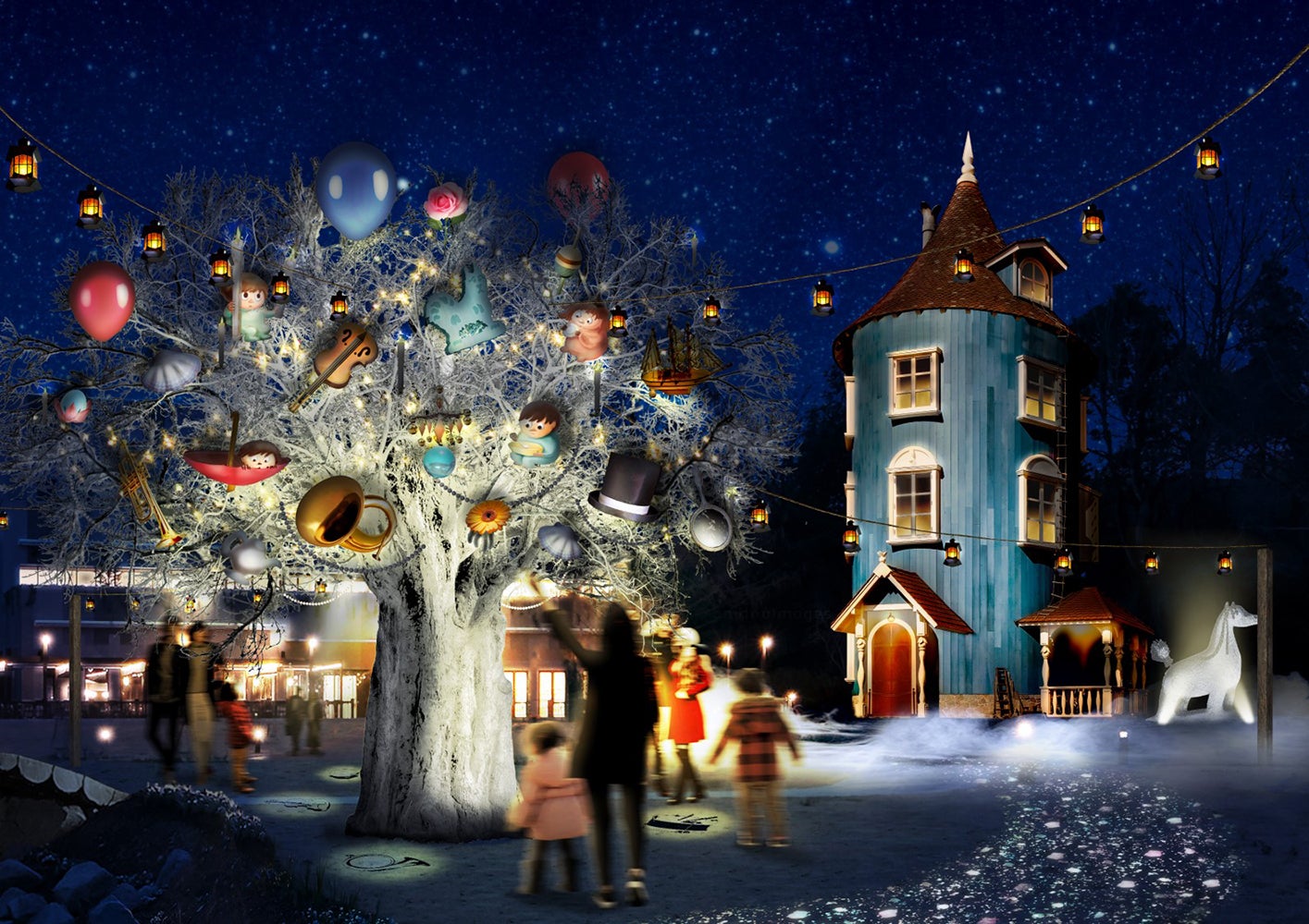 ツリーオブオーケストラ／画像提供：ムーミン物語