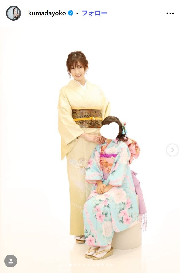 熊田曜子Instagramより