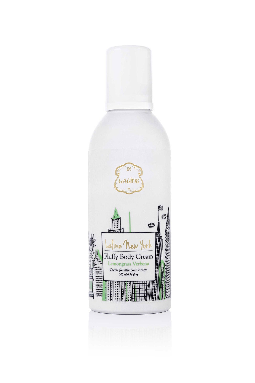 NY限定 フラッフィー ボディクリーム（レモングラスバーベナ） ／画像提供：Laline JAPAN株式会社
