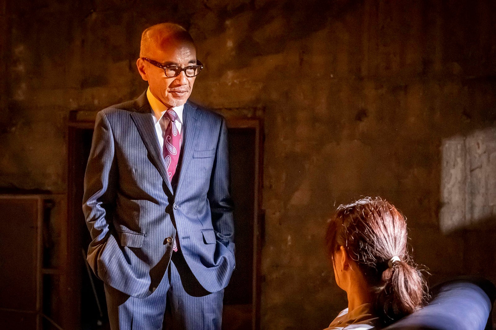 竹中直人、玄理「弁護士ソドム」最終話より（C）テレビ東京