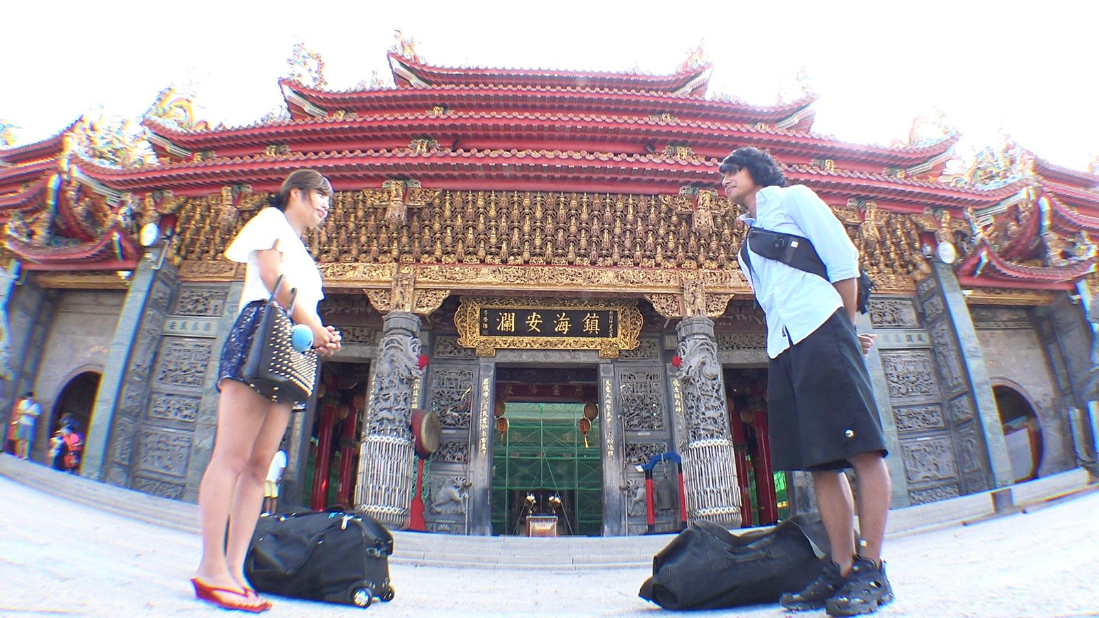 でっぱりん、あきら／「あいのり：Asian Journey」第13話より（C）フジテレビ