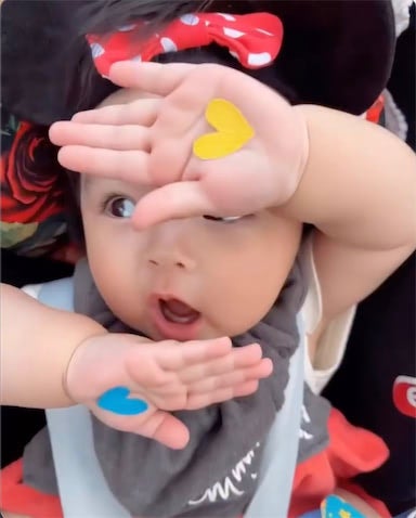 川崎希、生後7カ月次女が‟歌って踊る” 可愛すぎるAI動画に反響