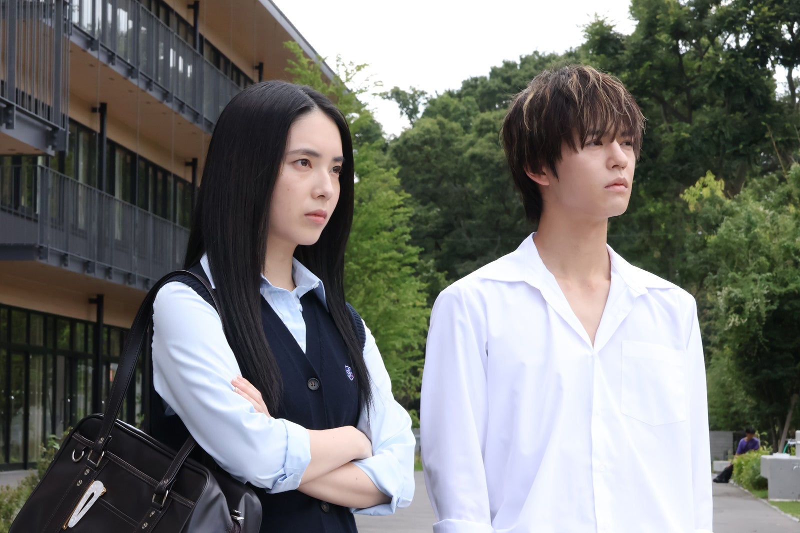 大原梓、奥野壮「ビリオン×スクール」第7話より（C）フジテレビ