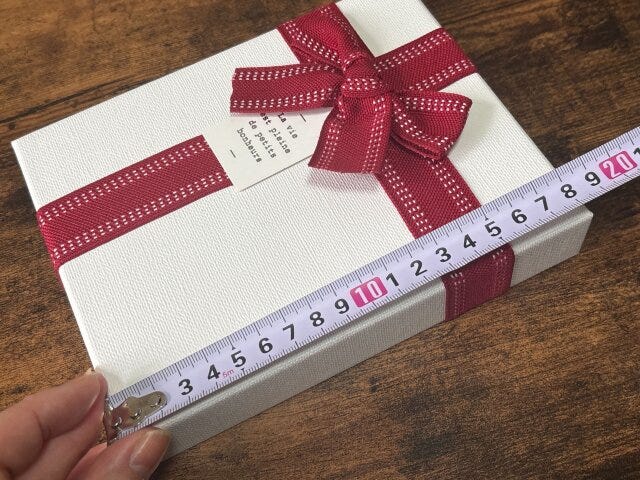 リボン長方形ギフトボックス(3サイズ) サイズ リボン長方形ギフトボックス(3サイズ) サイズ