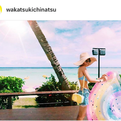 細ーい 若槻千夏の水着ショットに きれいな体 と反響 モデルプレス