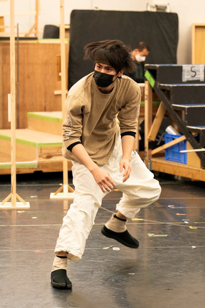 高野洸/舞台「キングダム」稽古場より (提供写真)