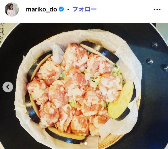 堂真理子アナInstagramより