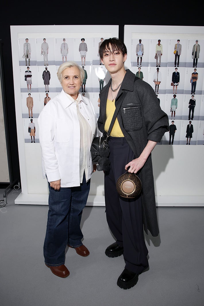 バンチャン「フェンディ2025年春夏メンズコレクション」の様子（提供写真）