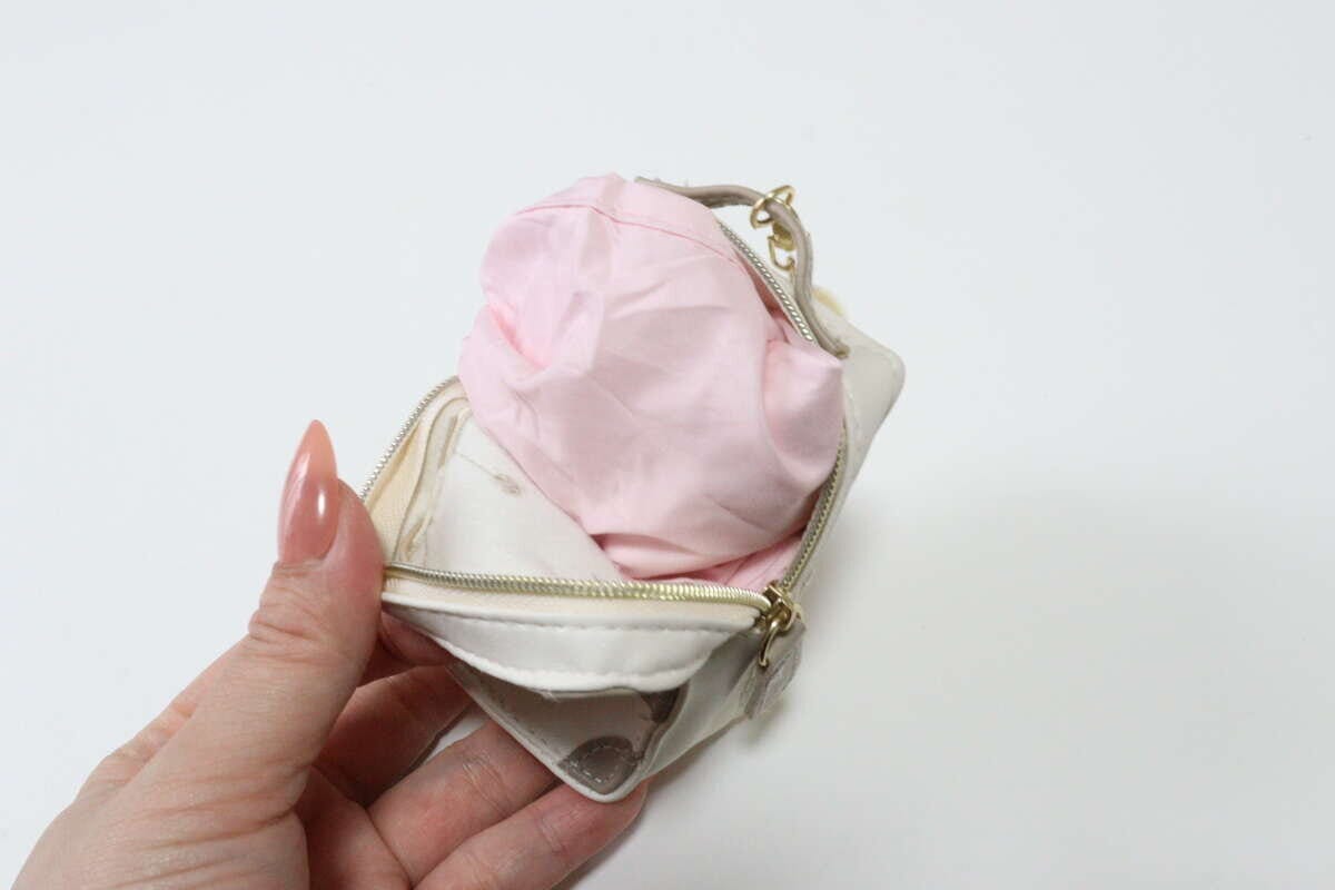 THREEPPY　スリーピー　チャーム付エコバッグ、キャリーケース風、PK（リカちゃん）　エコバッグ