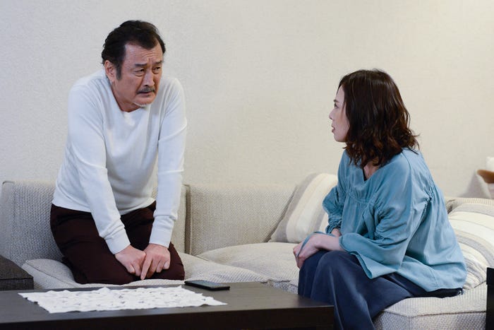 吉田鋼太郎、大塚寧々/「おっさんずラブ」第6話より(C)テレビ朝日