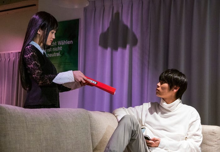 山下美月、萩原利久/「電影少女-VIDEO GIRL MAI 2019-」第2話より(C)『電影少女 2019』製作委員会