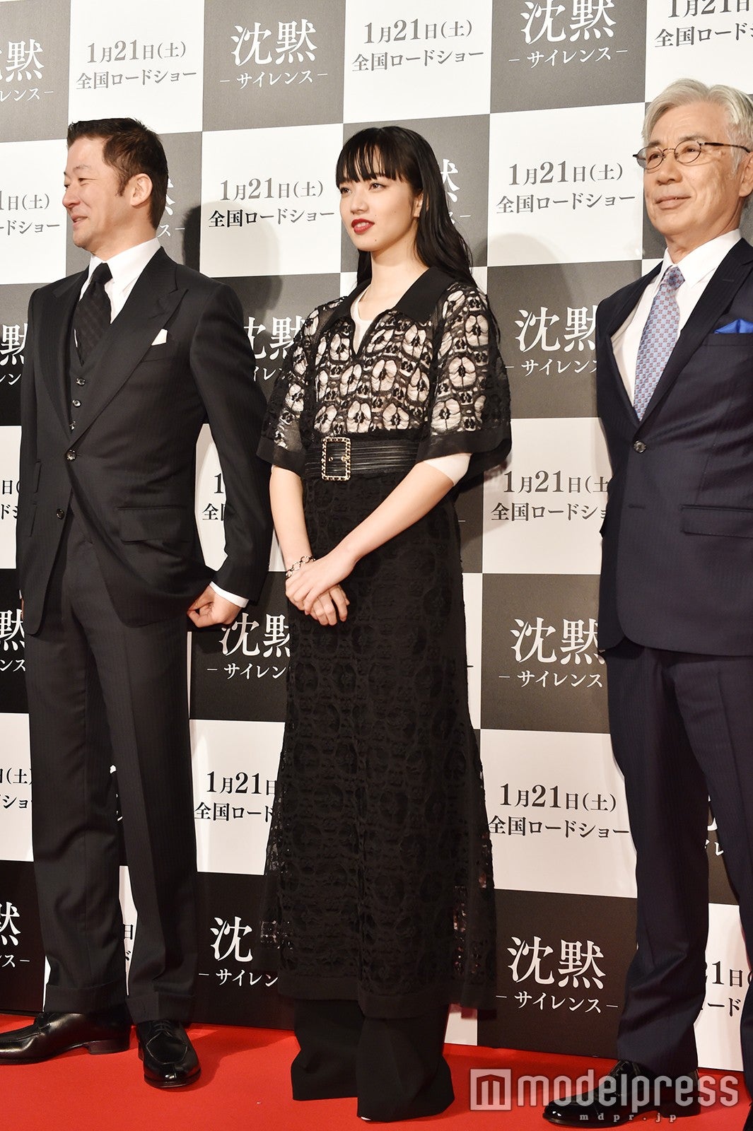 浅野忠信、小松菜奈、イッセー尾形 （C）モデルプレス