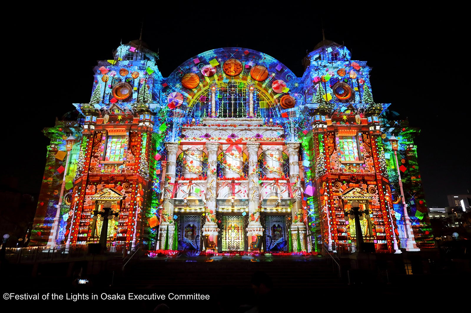 過去のイルミネーションの様子（C）大阪・光の饗宴実行委員会