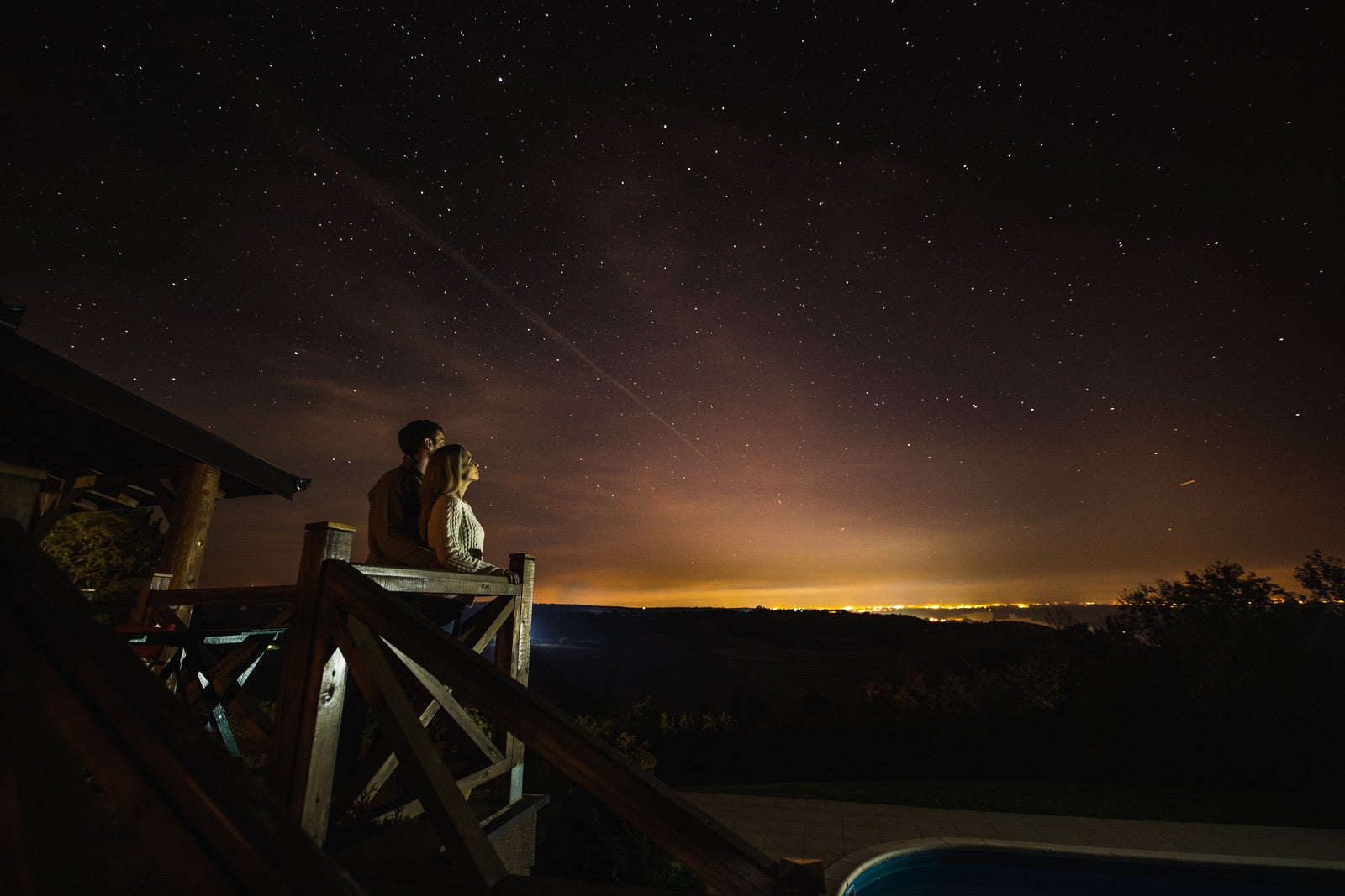 プライベート空間での星空観賞等／提供画像