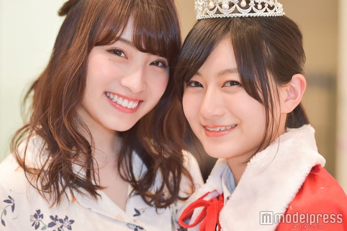 「女子高生ミスコン」初代&二代目グランプリ(左から)りこぴん、ゆきゅん (C)モデルプレス